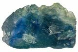 Blue-Green Stepped Fluorite Crystal Cluster - China #114023-2